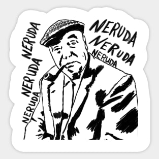 Pablo Neruda Sticker